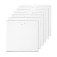 Zenvorial 6 PCS Car Permit Holder, Self Adhesive Car Permit Holders Windscreen Card Holder Clear, Card Holder Parking Permits Holders, Clear Ticket N