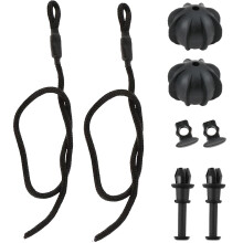 yimeizhiguang Parcel Shelf String for VW Golf, Audi, Skoda | Universal Rear Parcel Shelf Cords with 2 Buckle Clips