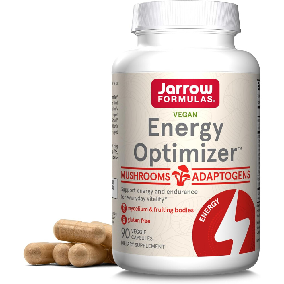 Jarrow Formulas Energy Optimizer Mushroom Complex - 90 Veggie Capsules