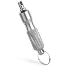 Tyre Valve Removal Tool, Portable Valve Core Removal Tool Stainless Schrader Valve Removal Tool for Bikes Motors and Cars
