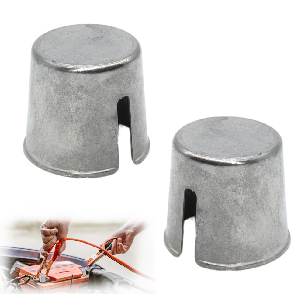 2 Pcs Battery Post Repair Shims, Car Battery Terminal Covers For Positive Or Negative Posts, Converter Lead Cap Sleeves, Rust-Proof And Wear-Resistan 12451296
