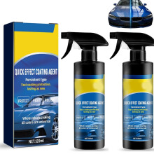 2PCS Rapid Ceramic Coating Spray Hydrophobic,3 in 1 High Protection Quick Effect Coating Agent,Ceramic Coating Car Wax,Car Coating Spray for Shine an