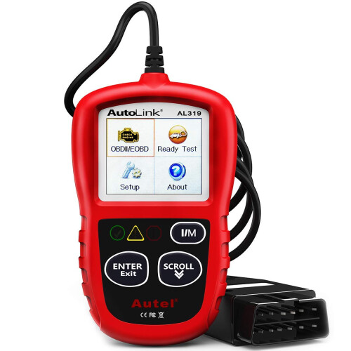 Autel Autel OBD2 Code Reader AutoLink AL319 Universal OBD2 Scanner Car Diagnostic Tool Check Emission Vehicle Engine Fault Code Reader