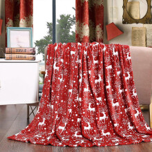 (75x100cm, shape3) Christmas Throw Blanket Cute Santa Claus Flannel Holiday Blankets and Throws