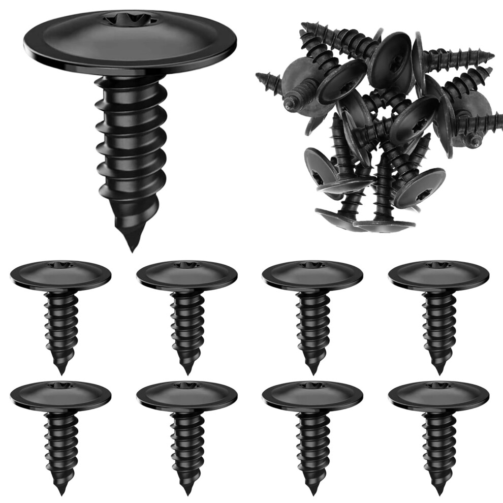 Screw Bolt Retainer,Auto Car Body Engine Cover Torx Screws Fender Liner Clips Wheel Arch Inner Hexagon Liner Splash Shield Guard For Bumper Undertray 54143661
