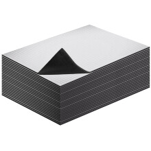 YOUNTHYE 25PCS Car Sound Deadening Mat, 37.5 x 25cm Self Adhesive Sound Deadening Sheets 7mm Thick, Foil Insulation Sheet for Automotive Noise and He