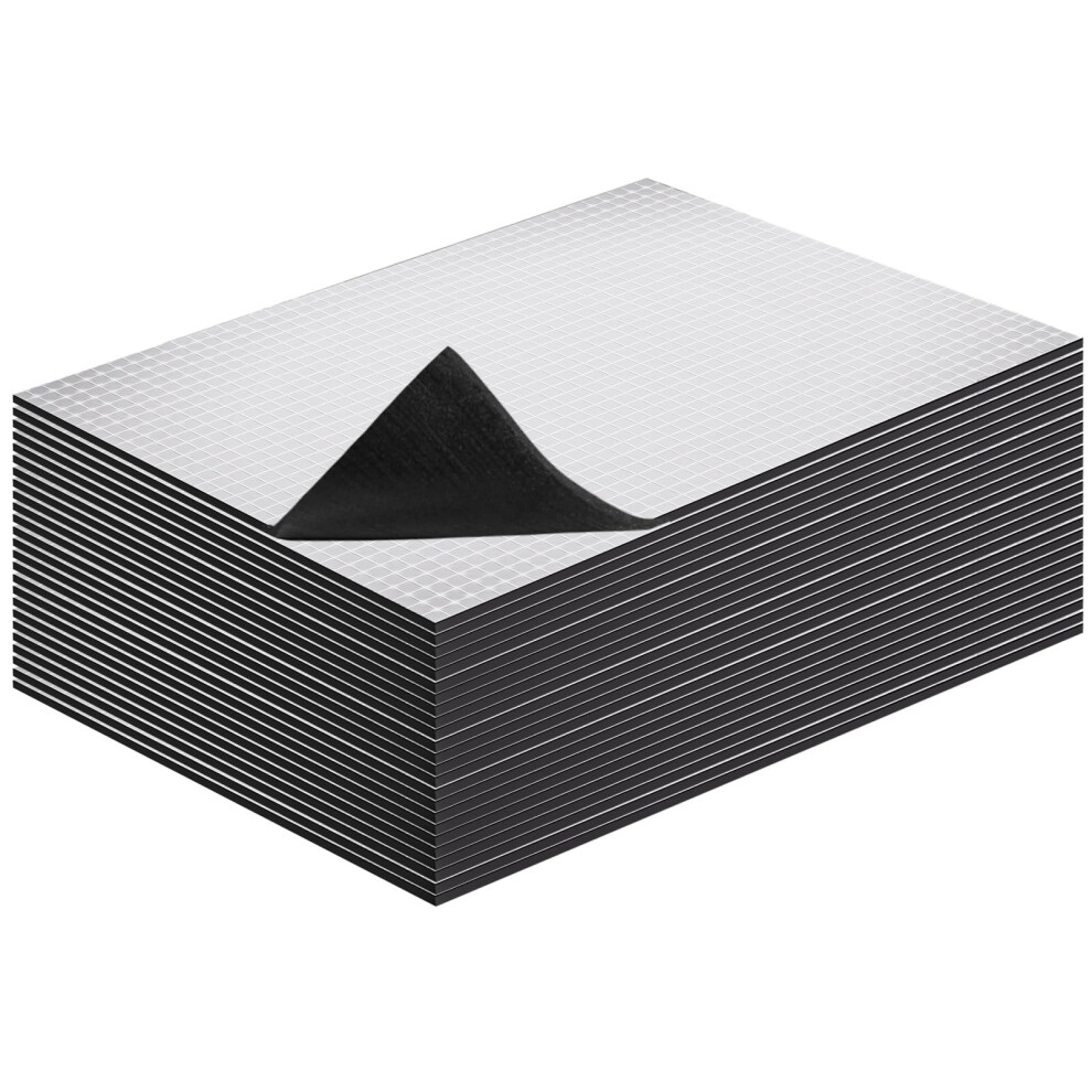 Younthye 25Pcs Car Sound Deadening Mat, 37.5 X 25Cm Self Adhesive Sound Deadening Sheets 7Mm Thick, Foil Insulation Sheet For Automotive Noise And He 69292811