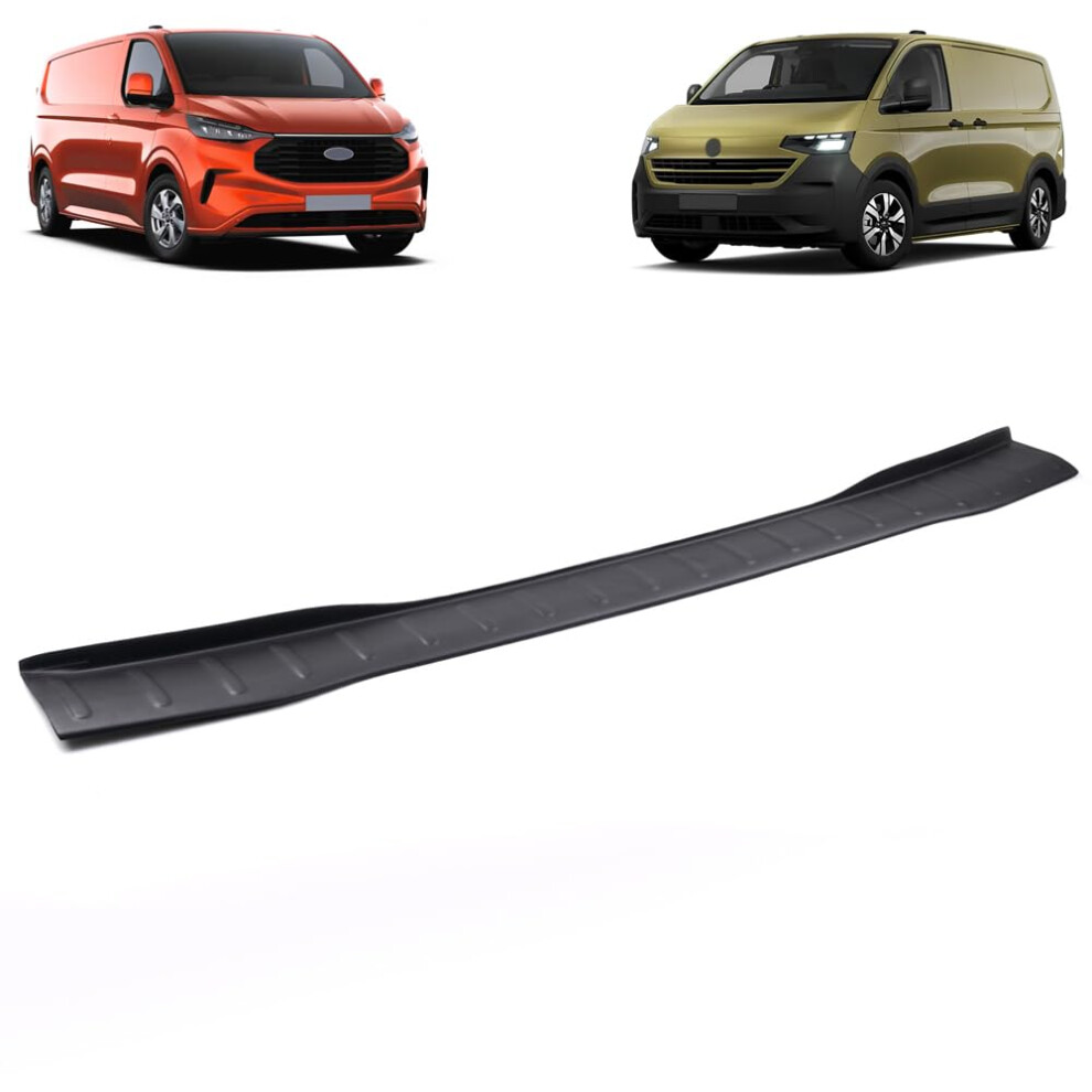Robust Rear Bumper Protector Abs Stop Damage For Ford Transit Black 5007788245741