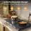 Hob 2 hobs 1600W, Disaenvir double hob glass 6