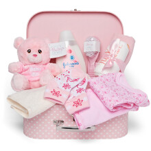 Baby Box Shop Baby Girl Gift Set Newborn Pink Hamper - Ready to Gift All in One Ideal for Baby Shower of Newborn Girls