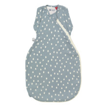 Tommee Tippee Swaddle Bag Luxe, 0-3m, 1.0 Tog for 20-24C, Soft Navy Speckle, Baby Sleeping Bag for Newborns, The Original Grobag, Hip-Healthy Design
