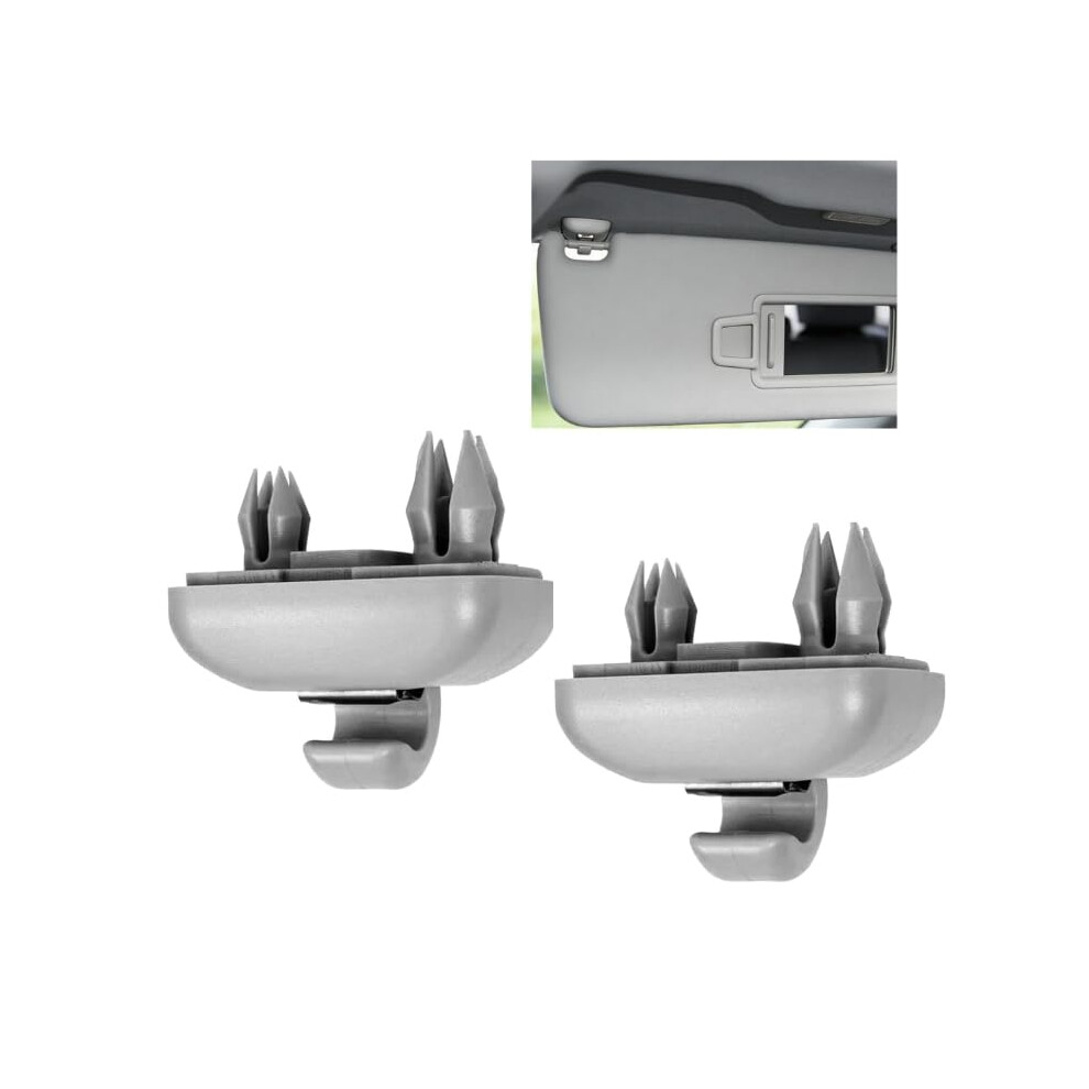 2Pcs Auto Sun Visor Clip Hook Bracket Hanger Replacement For Audi A1 A3 A4 A5 Q3 Q5(8E0 857 562) A7 B6 B7 B8 S4 S5 77752994