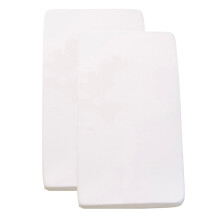 Sasma Home - 2 x Cot Bed Fitted Sheets 100% Cotton Very Soft (70 x 140 cm)