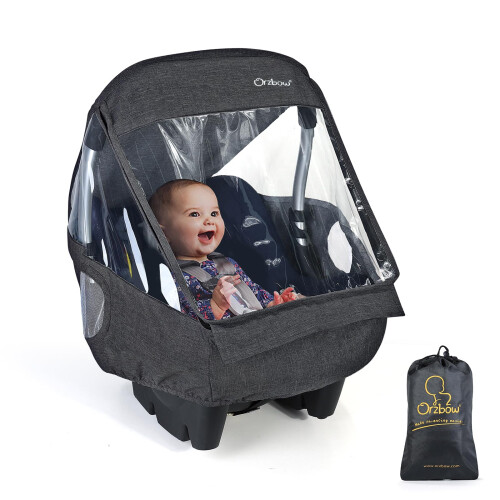 Orzbow Car Seat Rain Covers Universal, with Easy Access Door