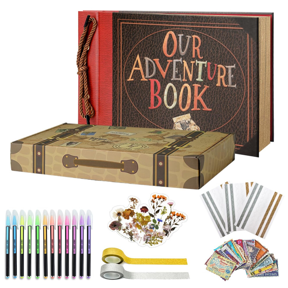 Our Adventure Book Up Scrapbook Photo Album, Valentine's Day Gifts For Couples Vienrose