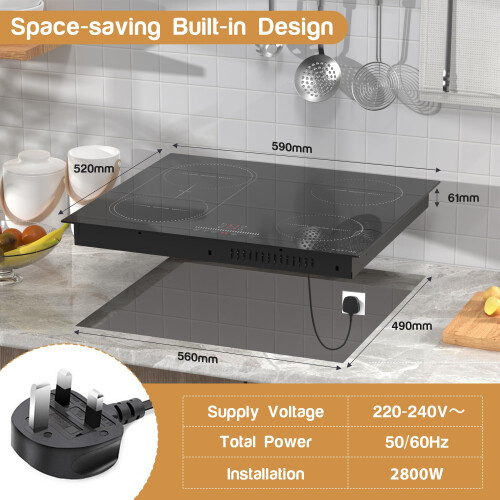 NOXTON Plug in Induction Hob 60 cm Flex 1
