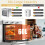 Disaenvir Electric Oven 60L with Plug, Built-In Single Oven 6 Functions 4