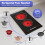 Nardea Ceramic Hob 2 Zone with Plug, Built-in 6