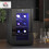 Homcom HOMCOM Mini Table Top Wine Fridge, 8 Bottle, 2