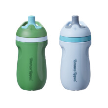Tommee Tippee Insulated Sporty Spout Non-Spill Toddler Cup, 266ml, 12m+, Pack of