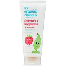 Green People Organic Children Shampoo & Body Wash - For Kids - Berry Smoothie Sc