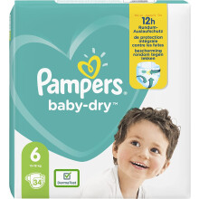 Pampers Baby-Dry Size 6 Nappies up to 12 Hours of Protection 13-18 kg
