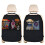 Qooloo Car Seat Protector, 2-Piece Organizer with 2 Pockets, Universal Back Protector for Dirt & Damage Prevention 1