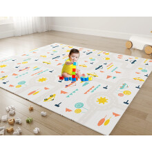 Dripex Baby Play Mat, 1971771cm Foldable Foam Playmat for Floor, Soft Waterproof Reversible Floor Crawling Mat for Babies Toddlers Infants Kids, In