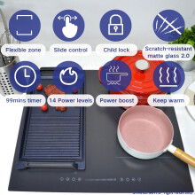 4 Zones Electric Induction Hob STARCHARTS Builtin Electric Hob 4 burners 59