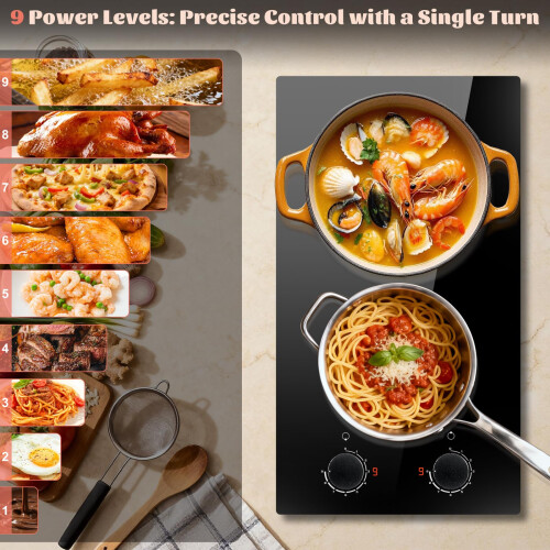 Traenvir 2 Ring Ceramic Hob 30CM, 2 Zone 2