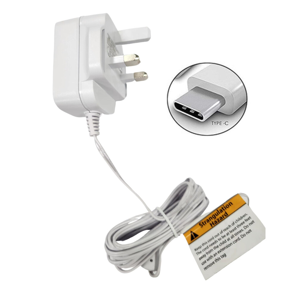 Babysense Maxview Type-C Power Adapter For Video Baby Monitor Model: Maxview And Prisma (Not Compatible With Other Models)
