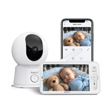 ARENTI 1080P Wi-Fi Baby Monitor with Camera and App,Night Vision,Split Screen,33