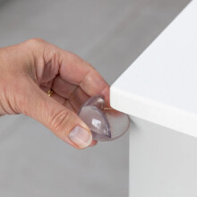 BABYGO Corner Protectors for Baby - 12 Pack Clear Table Edge Guards | Strong Adhesive Furniture Safety Bumpers for Kids, Transparent Child Corner Pr