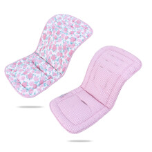 Baby Pushchair Seat Liners,Pram Liner Universal Fit for Most Pushchairs,100% Cotton Double-Sided Baby Stroller Cushion Pad,Stroller Seat Cover for To