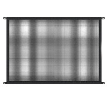 110x72cm Retractable Mesh Pet Gate for Dogs and Kids, No Drilling Required