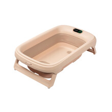 Maxi-COSI Indigo Foldable Baby Bath Tub, 0-4 Years, Spacious Toddler Bath Tub, Integrated HighSense Thermometer, Anti-Slip, Retractable Hanging Hook,