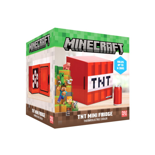 Menkind UKONiC Minecraft TNT Block Personal AC/DC 6 Can Capacity Mini Fridge 2