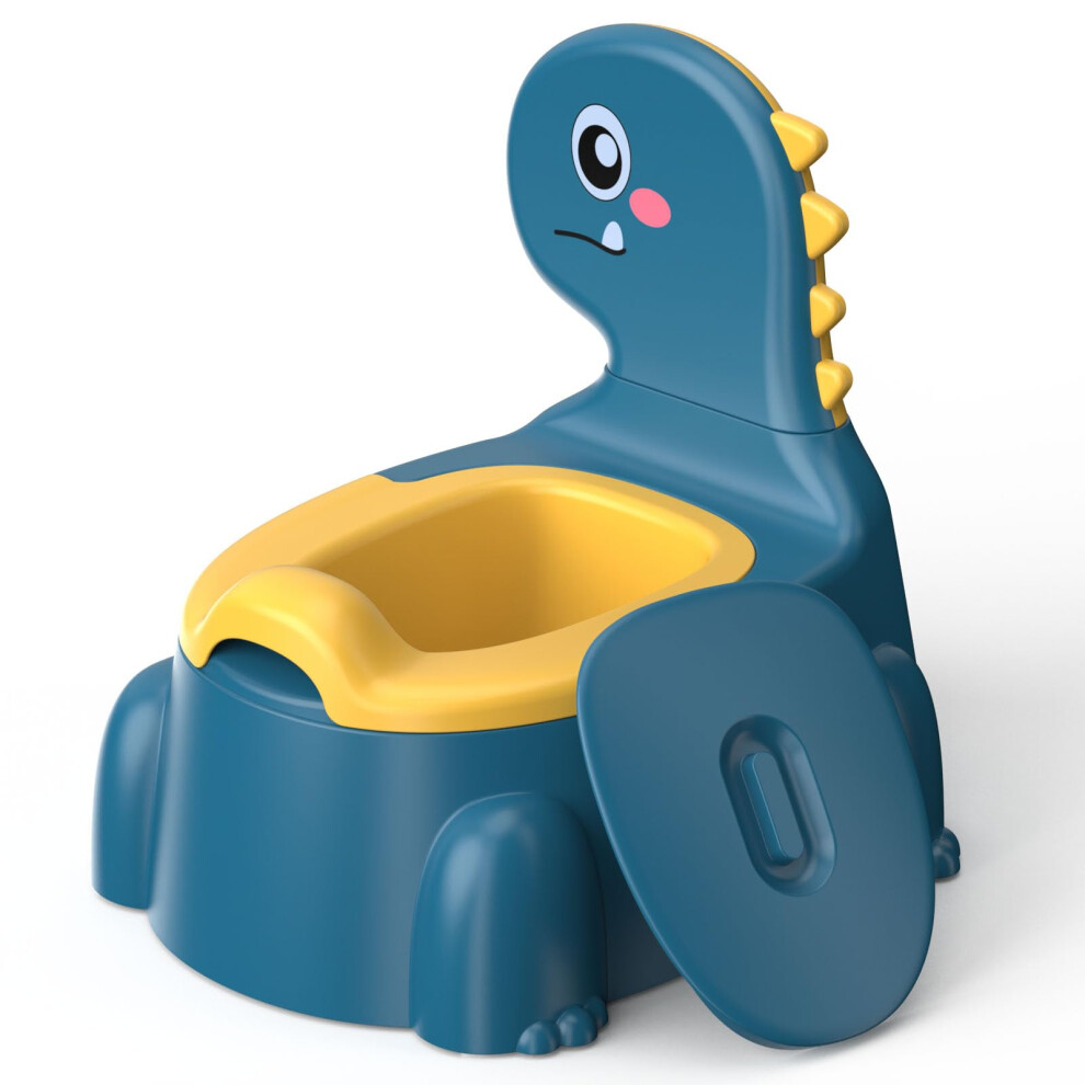 Potty Training Toddler Toilet,Baby Potty Chair For Kids Boys Girls,Dinosaur Portable Potty Toddlers Toilet Seat Potties Trainer With Lid Splash Guard Sweetmirth