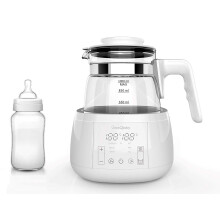 ÜneeQbaby PerfectTemp Baby Bottle Maker, 24hr Temp-Controlled Formula Maker, 2-Minute Prep, Totally Silent, Ideal for Night Feeds, Night light editio