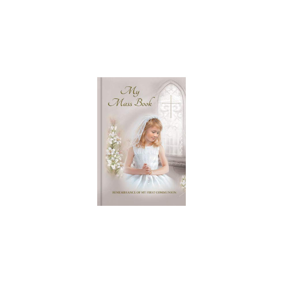 My Mass Book Remembrance Of First Holy Communion Girls Missal With Prayer Card/Book Mark Celebrationgiftsforall