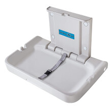 modunful Baby Changing Unit with Sign, Wall Mounted Foldable Diaper Changing Stations, Wall Mounted Fold Down Baby Diaper Changing Table for Commerci
