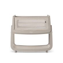 SnuzPod 5 Bedside Crib - Newborn Next to Me Crib with Zip Down Breathable Windows, Lift-Off Bassinet, Portable & Rocking Stand, 3-in-1 Baby Bed with