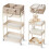 Fortella Nappy Caddy Organizer, 3-Tier Storage Trolley on Wheels, 1
