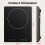 BOOVAL Single Induction Hob, Portable Electric Induction Cooker, 5