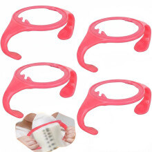 PORUPAEL 4pcs Baby Bottle Handles for Tommee Tippee - Ergonomic Non-Slip Grip BPA-Free Replacement Bottle Handles, Universal Fit for 150ml & 250ml Ne
