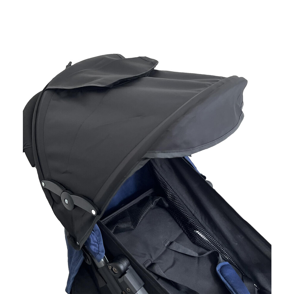 Baby Stroller Hood Awning Pram Sunshade Universal Sun Canopy For Baby Buggy Pushchair Sun Shield Parasol Umbrella With Pockets Window Adjustable Retr Topoq