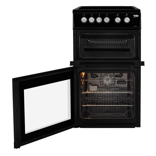Beko Beko KDVC563AK 50cm Double Oven with Ceramic Hob 1