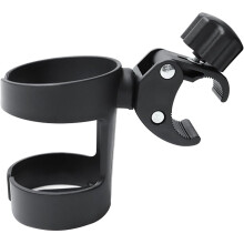 360 Degrees Rotation Drink Holder For Bike Pushchair Wheelchair Walker Fits Most