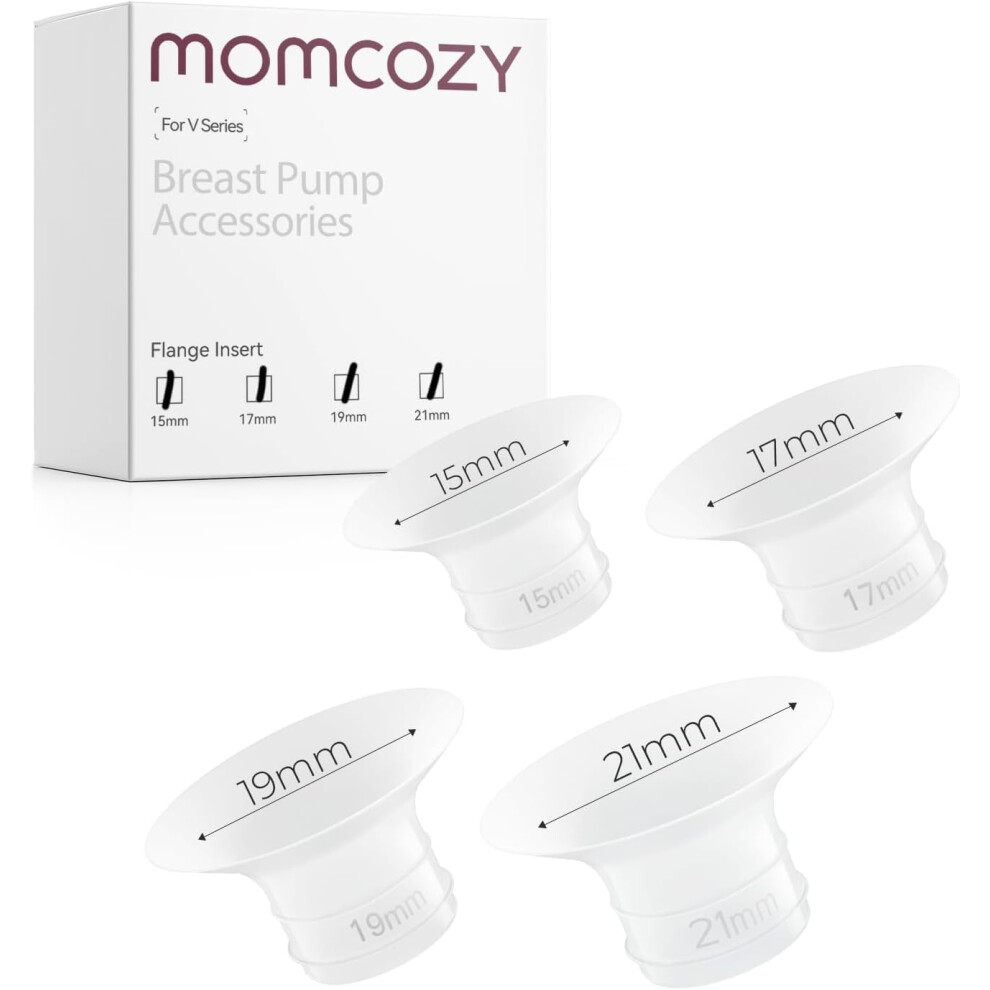 Original V1 Pro/V2 Pro Breast Pump Replacement Accessories,Flange Insert 15/17/19/21Mm Only For V1 Pro/V2 Pro Momcozy