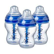 Tommee Tippee Advanced Anti-Colic Baby Bottle, Breast-Like Teat and Heat Sensing